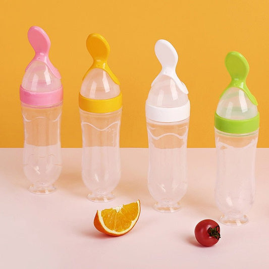 Biberon avec cuillère pour nouveau-né | EasyBottle™ - mybabystor