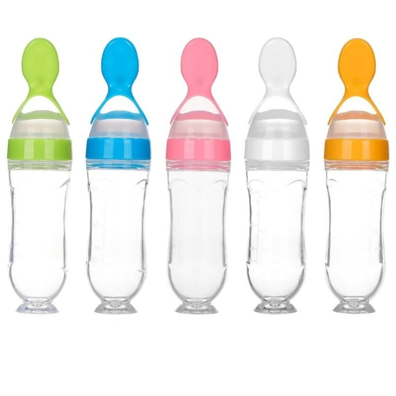 Biberon avec cuillère pour nouveau-né | EasyBottle™ - mybabystor